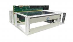 VTX991 - One Slot 6U VPX Benchtop Development Chassis with RTM (P4 to P6 with six VITA 66.4/66.5)