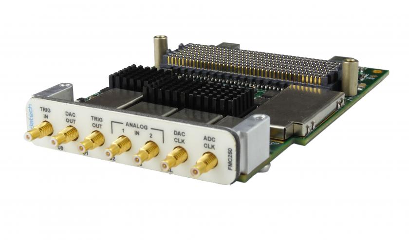 FMC250 - FMC Dual ADC 12-bit 2.6 GSPS, Single DAC 16-bit 12 GSPS