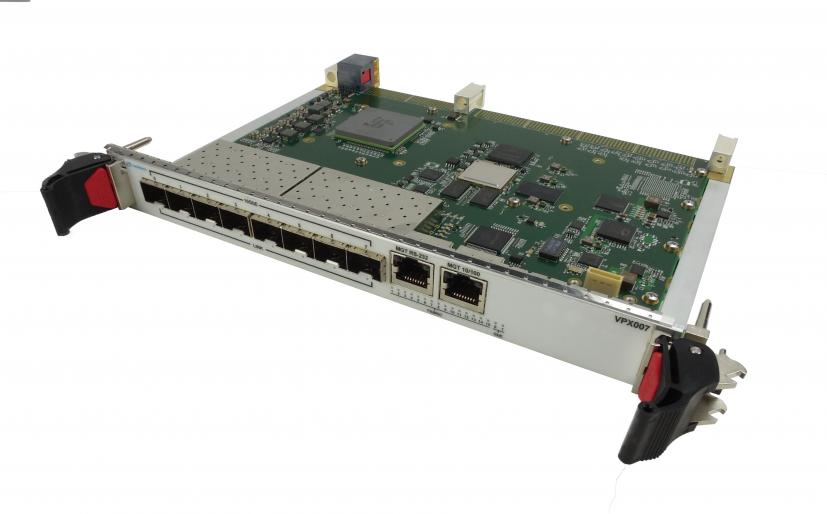 VPX007 - 6U OpenVPX Switch, 10GbE with Optional Health Management