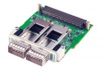 FMC107 - FMC Dual QSFP+ for 10 GbE/40GbE/SRIO PCIE/40Gb InfiniBand/AURORA